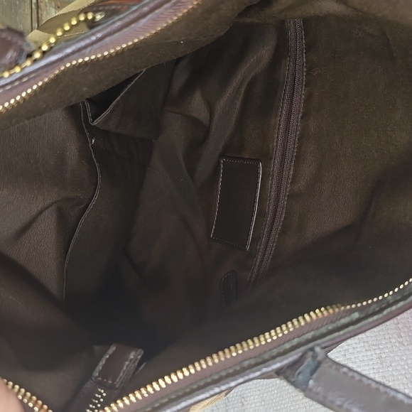 Coach Signature Brown Tote Bag - Picture 7 of 11